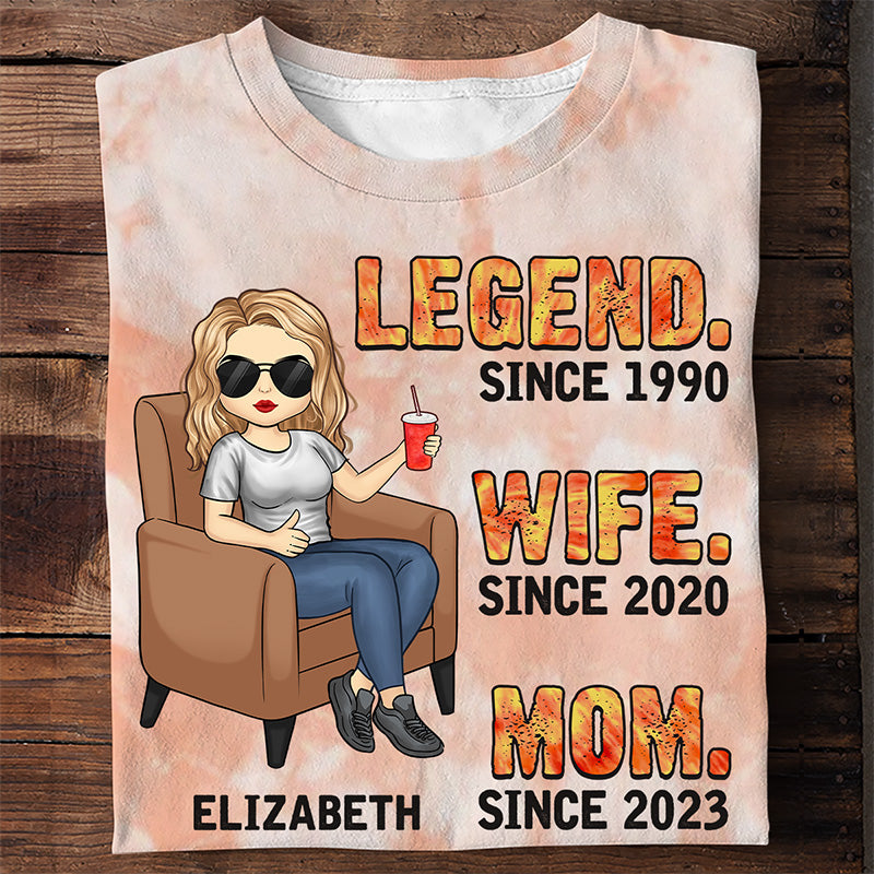 You're The Most Wonderful Mom Ever - Family Personalized Custom Unisex All-Over Printed T-Shirt - Mother's Day, Birthday Gift For Mom