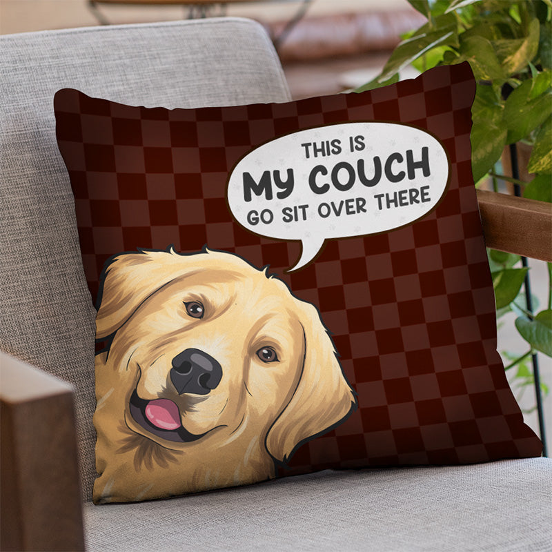 Nous aimons nos animaux de compagnie - Coussin personnalisé pour chien et chat - Cadeau pour propriétaires et amoureux des animaux