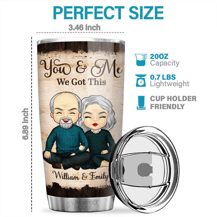 S'agacer mutuellement pendant de nombreuses années - Verre personnalisé pour couple - Cadeau pour mari et femme, anniversaire