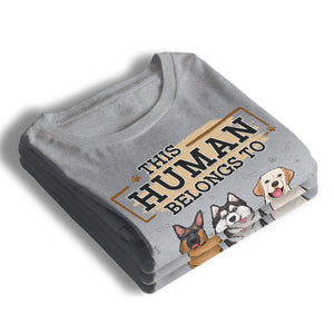Tu m'appartiens - T-shirt unisexe personnalisé pour chien, sweat à capuche, sweat-shirt - Fête des pères, cadeau pour les propriétaires d'animaux et les amoureux des animaux