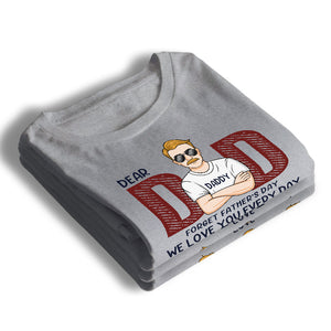 Papa, on t'aime tous les jours - T-shirt unisexe personnalisé pour la famille, sweat à capuche, sweat-shirt - Cadeau de fête des pères, d'anniversaire pour papa