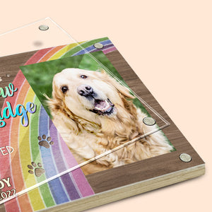 I Will Be Your Guardian Angel - Memorial Personalized Custom Acrylic Magnetic Photo Frame - Sympathy Gift, Gift For Pet Owners, Pet Lovers
