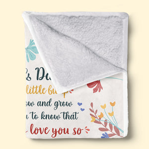 Couverture personnalisée - Cadeaux de baby shower personnalisés, cadeaux de révélation du sexe pour les nouvelles mamans, les nouveaux papas et les nouveaux parents - A Little Bump