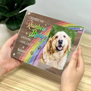 I Will Be Your Guardian Angel - Memorial Personalized Custom Acrylic Magnetic Photo Frame - Sympathy Gift, Gift For Pet Owners, Pet Lovers