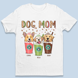 Maman et Chat Puccino Puppuccino Café - T-shirt unisexe personnalisé pour chien et chat, sweat à capuche, cadeau pour les propriétaires d'animaux et les amoureux des animaux
