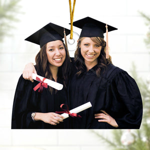 Photo personnalisée Le meilleur reste à venir - Ornement personnalisé personnalisé - Forme personnalisée en acrylique - Cadeau de Noël, cadeau de remise de diplôme