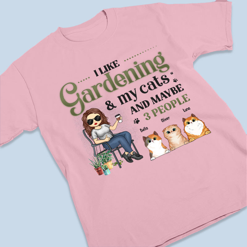T-shirt, sweat à capuche et sweat-shirt unisexe personnalisé « Jardinage avec bébé en fourrure » pour chien et chat - Cadeau pour propriétaires d'animaux, amoureux des animaux et passionnés de jardinage