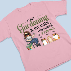 T-shirt, sweat à capuche et sweat-shirt unisexe personnalisé « Jardinage avec bébé en fourrure » pour chien et chat - Cadeau pour propriétaires d'animaux, amoureux des animaux et passionnés de jardinage