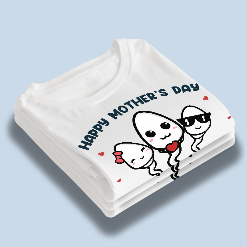 Thank You Mom For Everything - Family Personalized Custom Unisex T-shirt, Hoodie, Sweatshirt - Mother's Day, Birthday Gift For Mom