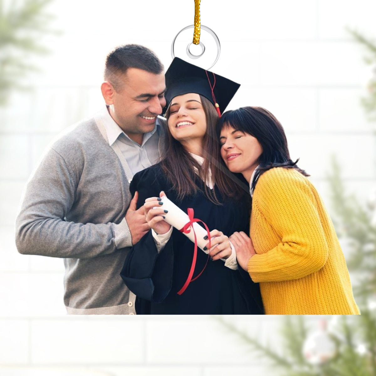 Photo personnalisée Le meilleur reste à venir - Ornement personnalisé personnalisé - Forme personnalisée en acrylique - Cadeau de Noël, cadeau de remise de diplôme