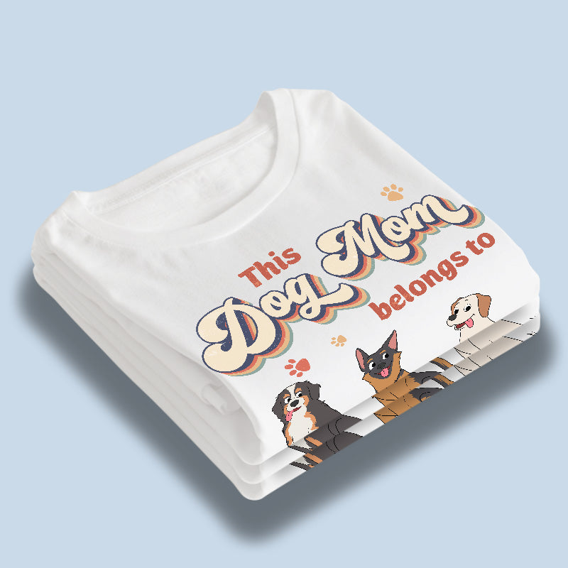Mon chien me trouve cool - T-shirt unisexe personnalisé, sweat à capuche, sweat-shirt - Cadeau pour les propriétaires d'animaux et les amoureux des animaux