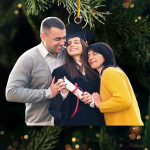 Photo personnalisée Le meilleur reste à venir - Ornement personnalisé personnalisé - Forme personnalisée en acrylique - Cadeau de Noël, cadeau de remise de diplôme