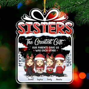 La famille est tout pour moi - Décoration personnalisée pour la famille - Coffret cadeau en acrylique - Cadeau de Noël pour les membres de la famille