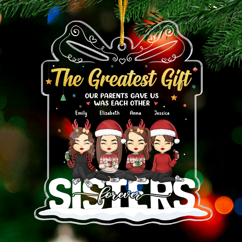 La famille transforme une maison en un foyer - Décoration personnalisée pour la famille - Boîte cadeau en acrylique - Cadeau de Noël pour les membres de la famille