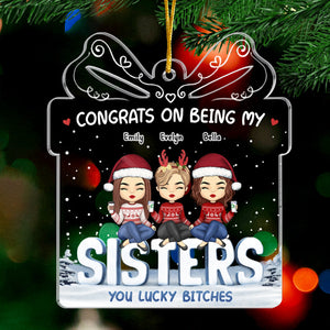 La vie est meilleure entre amis - Décoration personnalisée pour meilleure amie - Coffret cadeau en acrylique - Cadeau de Noël pour meilleures amies, meilleures amies et sœurs