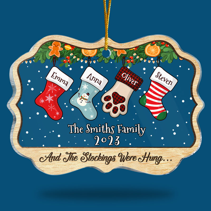 La famille est le plus beau cadeau de Noël ! Décoration personnalisée pour la famille - Acrylique en forme de Benelux - Cadeau de Noël pour les membres de la famille
