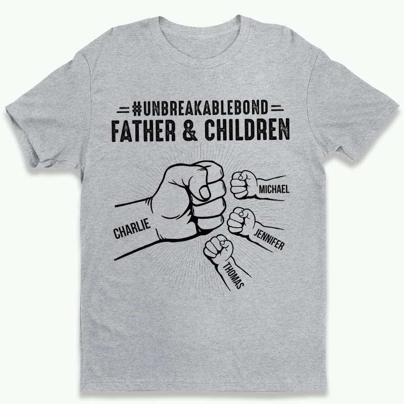 Un lien indestructible entre nous - T-shirt, sweat à capuche et sweat-shirt unisexe personnalisé pour la famille - Cadeau d'anniversaire pour papa, grand-père