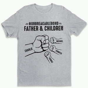 Un lien indestructible entre nous - T-shirt, sweat à capuche et sweat-shirt unisexe personnalisé pour la famille - Cadeau d'anniversaire pour papa, grand-père