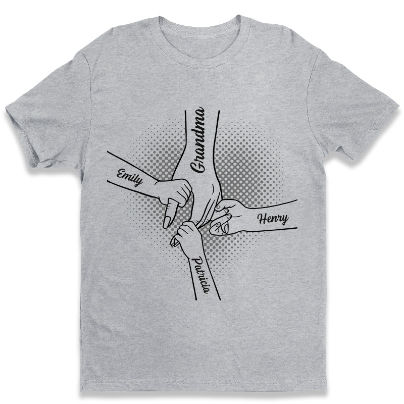 Ne t'inquiète pas mon cœur, je suis toujours là - T-shirt unisexe personnalisé pour la famille, sweat à capuche, sweat-shirt - Cadeau pour maman, grand-mère