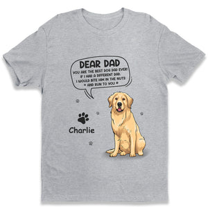 Vous êtes les meilleurs parents de chiens ! T-shirt unisexe personnalisé, sweat à capuche, sweat-shirt ! Cadeau pour la fête des pères, pour les propriétaires d'animaux et les amoureux des animaux.