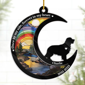 Tu me manques pour le reste de ma vie - Ornement commémoratif personnalisé - Forme personnalisée en acrylique - Cadeau de Noël, cadeau de condoléances pour les propriétaires d'animaux de compagnie, les amoureux des animaux