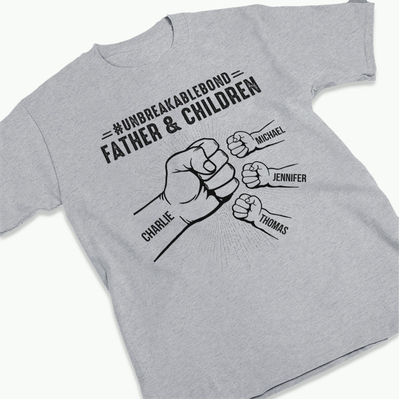 Un lien indestructible entre nous - T-shirt, sweat à capuche et sweat-shirt unisexe personnalisé pour la famille - Cadeau d'anniversaire pour papa, grand-père