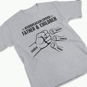 Un lien indestructible entre nous - T-shirt, sweat à capuche et sweat-shirt unisexe personnalisé pour la famille - Cadeau d'anniversaire pour papa, grand-père