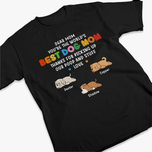 Merci maman pour tout - T-shirt unisexe personnalisé pour chien, sweat à capuche, sweat-shirt - Cadeau pour les propriétaires d'animaux et les amoureux des animaux