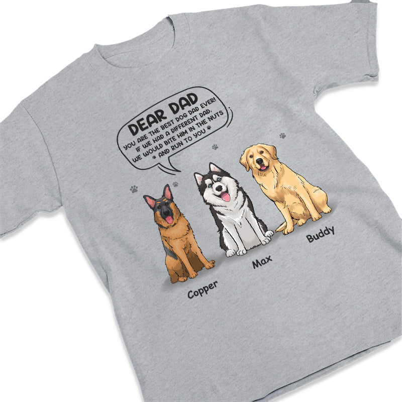 Vous êtes les meilleurs parents de chiens ! T-shirt unisexe personnalisé, sweat à capuche, sweat-shirt ! Cadeau pour la fête des pères, pour les propriétaires d'animaux et les amoureux des animaux.