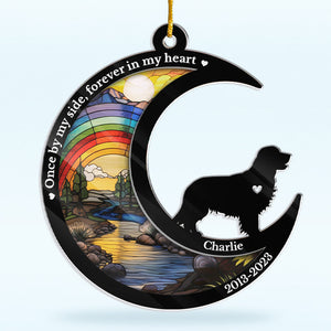 Tu me manques pour le reste de ma vie - Ornement commémoratif personnalisé - Forme personnalisée en acrylique - Cadeau de Noël, cadeau de condoléances pour les propriétaires d'animaux de compagnie, les amoureux des animaux