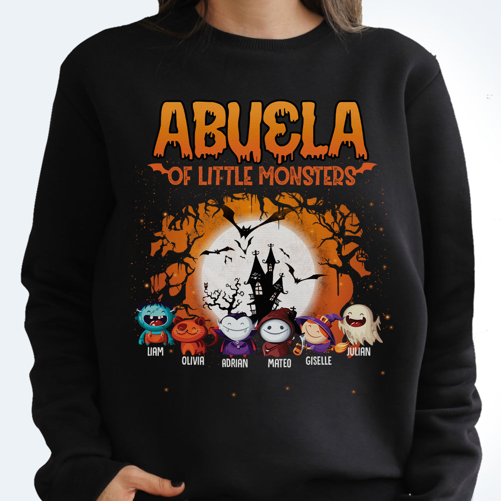 Grand-mère de ces petits monstres - T-shirt unisexe personnalisé, sweat à capuche, sweat-shirt - Cadeau pour grand-mère, cadeau pour grands-parents, cadeau d'Halloween