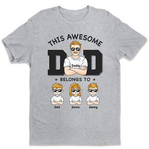 Papa, tu es tellement génial - T-shirt unisexe personnalisé pour la famille, sweat à capuche, sweat-shirt - Cadeau de fête des pères, d'anniversaire pour papa