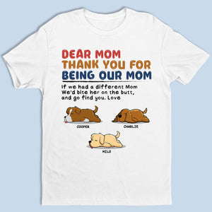 Être maman d'un chien est le meilleur métier - T-shirt, sweat à capuche et sweat-shirt unisexe personnalisé pour chien - Cadeau pour propriétaires et amoureux des animaux
