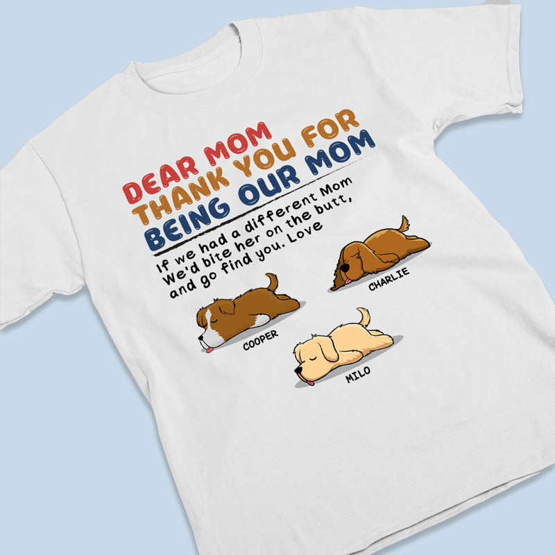 Être maman d'un chien est le meilleur métier - T-shirt, sweat à capuche et sweat-shirt unisexe personnalisé pour chien - Cadeau pour propriétaires et amoureux des animaux