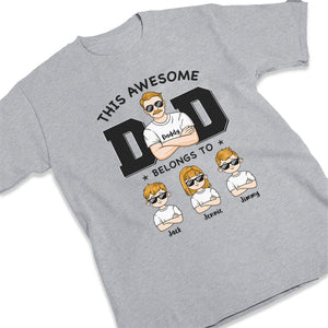 Papa, tu es tellement génial - T-shirt unisexe personnalisé pour la famille, sweat à capuche, sweat-shirt - Cadeau de fête des pères, d'anniversaire pour papa