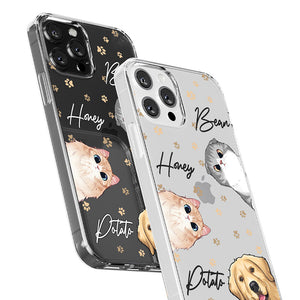 Mon adorable bébé en fourrure – Coque de téléphone transparente personnalisée pour chien et chat – Cadeau pour les propriétaires et les amoureux des animaux