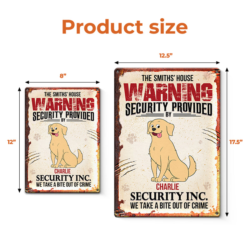 Sécurité assurée par Fur Hero - Plaque en métal personnalisée pour chien - Cadeau de pendaison de crémaillère pour les amoureux des animaux