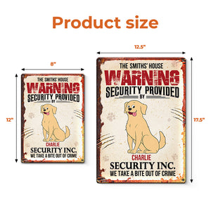 Sécurité assurée par Fur Hero - Plaque en métal personnalisée pour chien - Cadeau de pendaison de crémaillère pour les amoureux des animaux