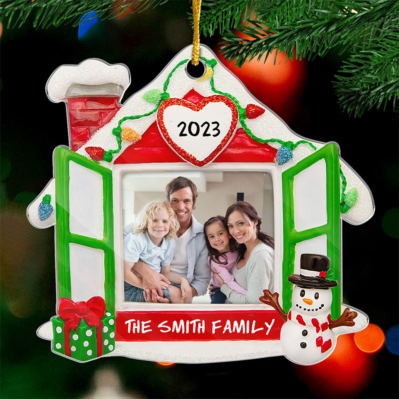 Une photo personnalisée pour la famille est un cadeau spécial ! Décoration personnalisée pour la famille ! Acrylique en forme personnalisée ! Cadeau de Noël pour les membres de la famille