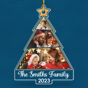 Custom Photo Together We Make A Family - Family Personalized Custom Ornament - Acrylic Custom Shaped - Christmas Gift For Family Members