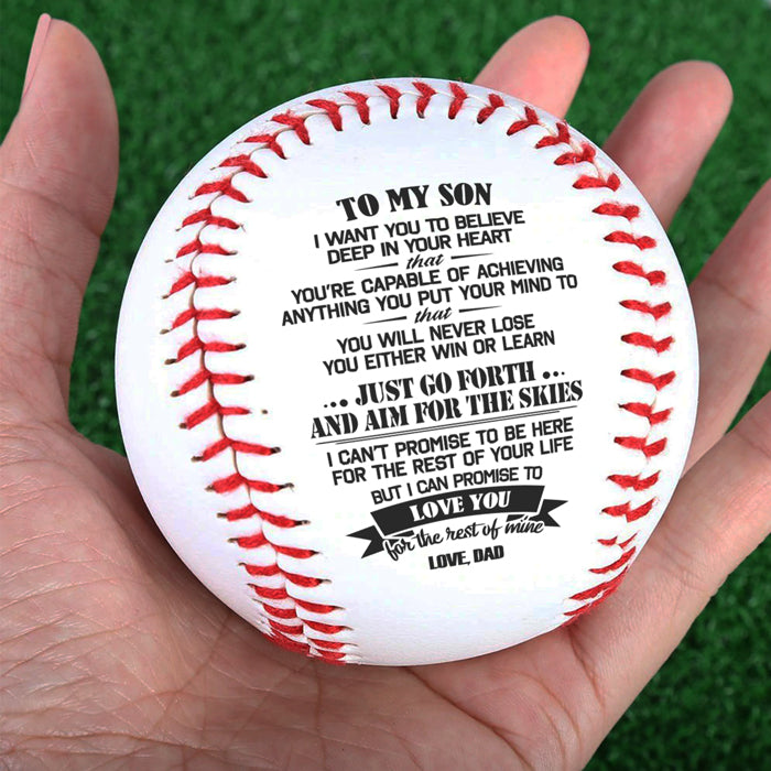 Visez le ciel ! Baseball en famille ! Cadeau de papa pour son fils 