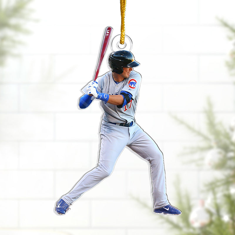 Photo personnalisée où naissent les héros - Décoration sportive personnalisée - Acrylique en forme personnalisée - Cadeau de Noël pour joueurs de baseball et amateurs de baseball