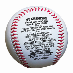 Je peux te promettre de t'aimer pour le reste de ma vie - Baseball familial - Cadeau pour petit-fils de grand-père 